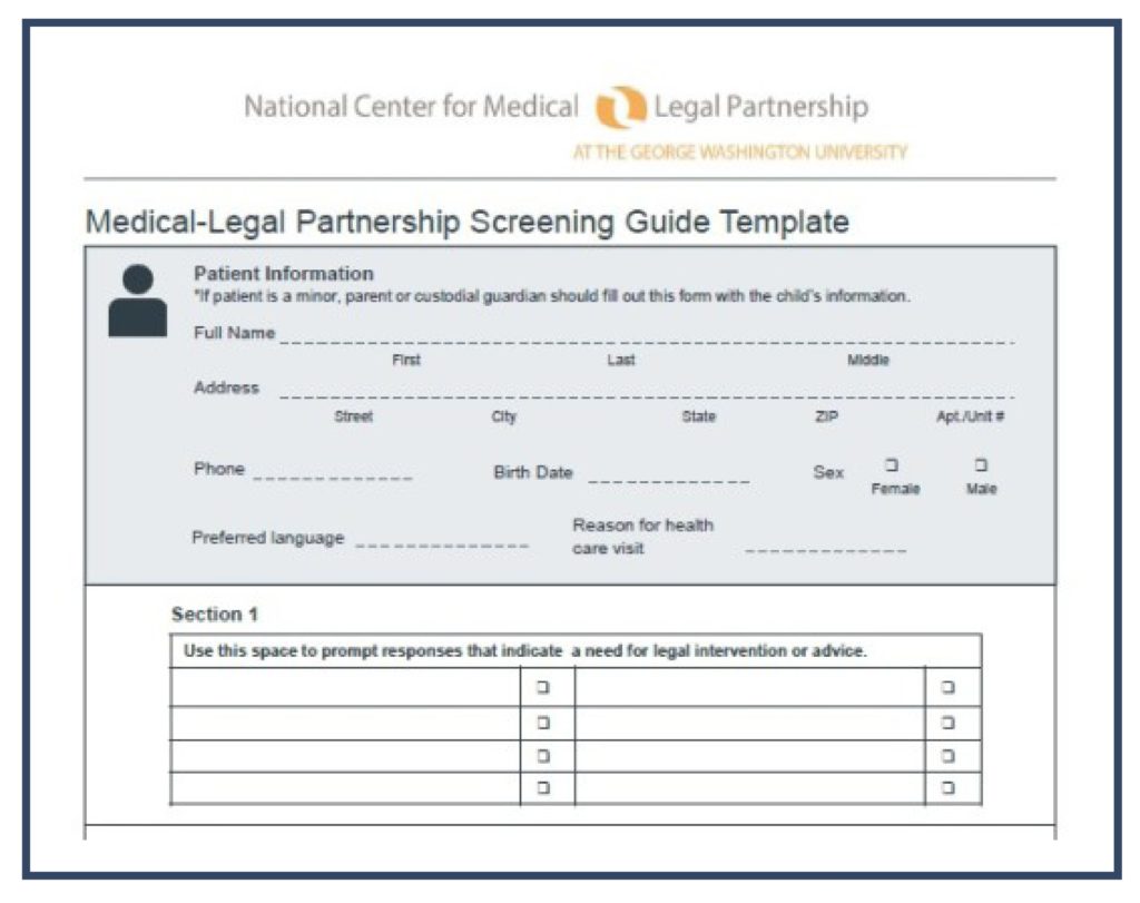 Legal Needs Screener